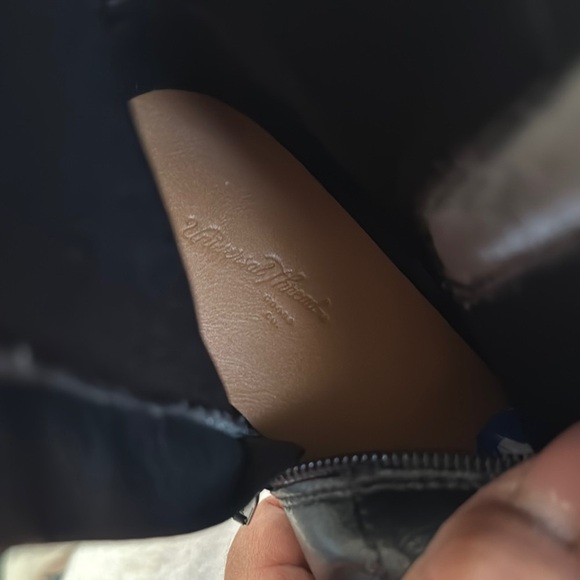 Universal Thread Black Combat Moto Boots with Buckle Details - Picture 7 of 7